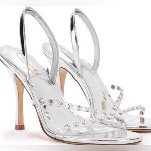 Larroude Annie Swarovski sandal
